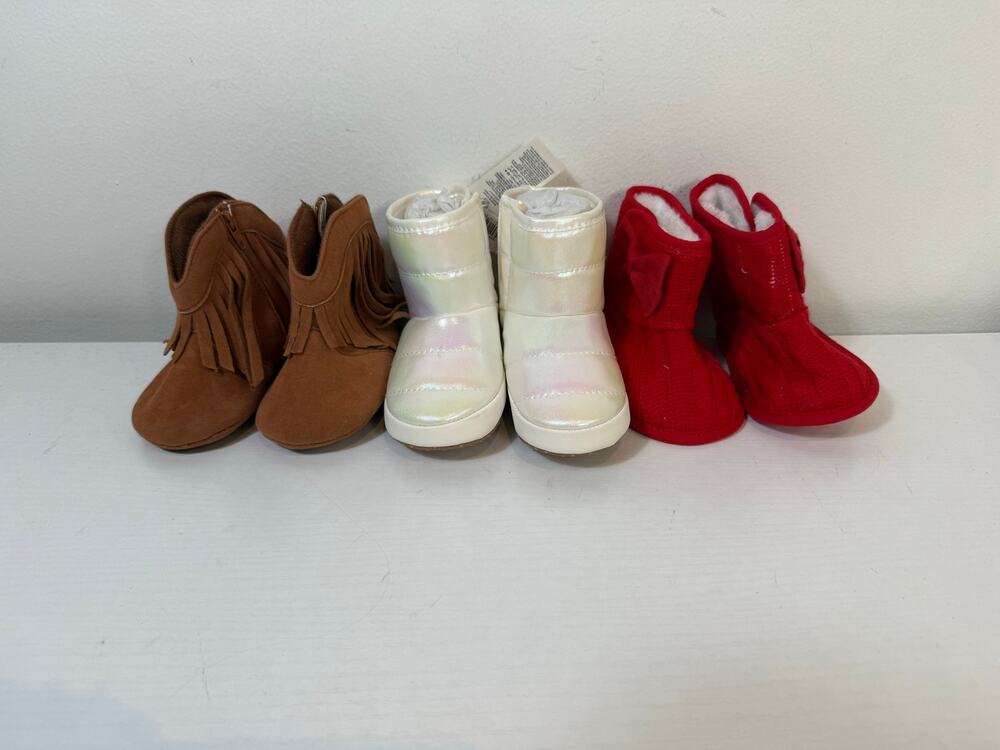 Lot of Baby Girl Shoes 18-24 Months